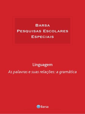 cover image of Temática--Linguagem--Palavras Relações Gramática